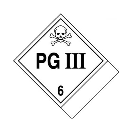 PROPER SHIPPING NAME LABEL HAZARD CLASS MSS603